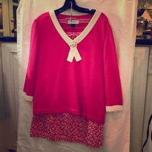 Pink St. John Knit Suit